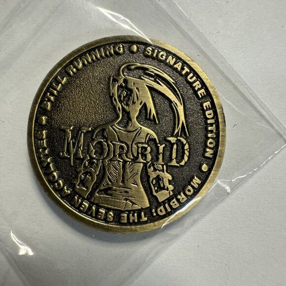 Morbid The Seven Acolytes Signature Edition Video Game Collector Coin - Picture 1 of 2